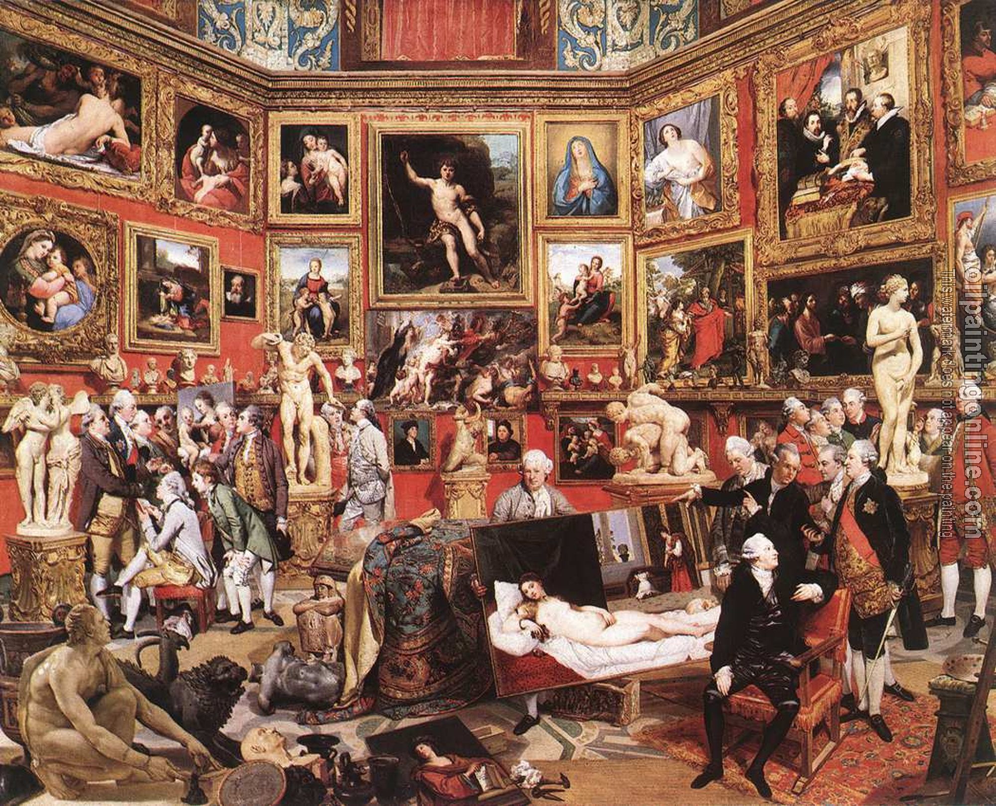 Zoffany, Johann - The Tribuna of the Uffizi